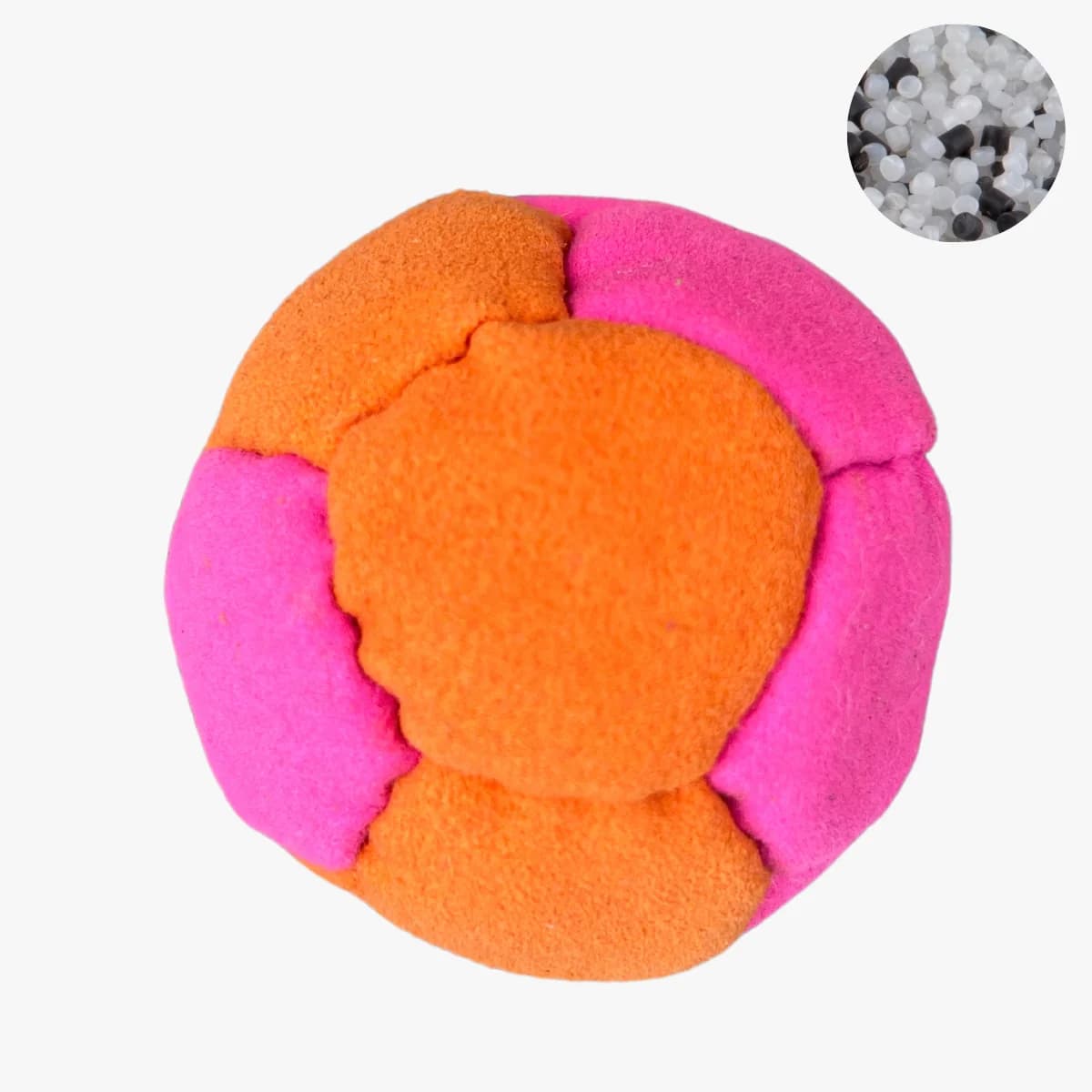 12 Panels Footbag with Plastic Pellet Fill – Crazy Sack Kickball