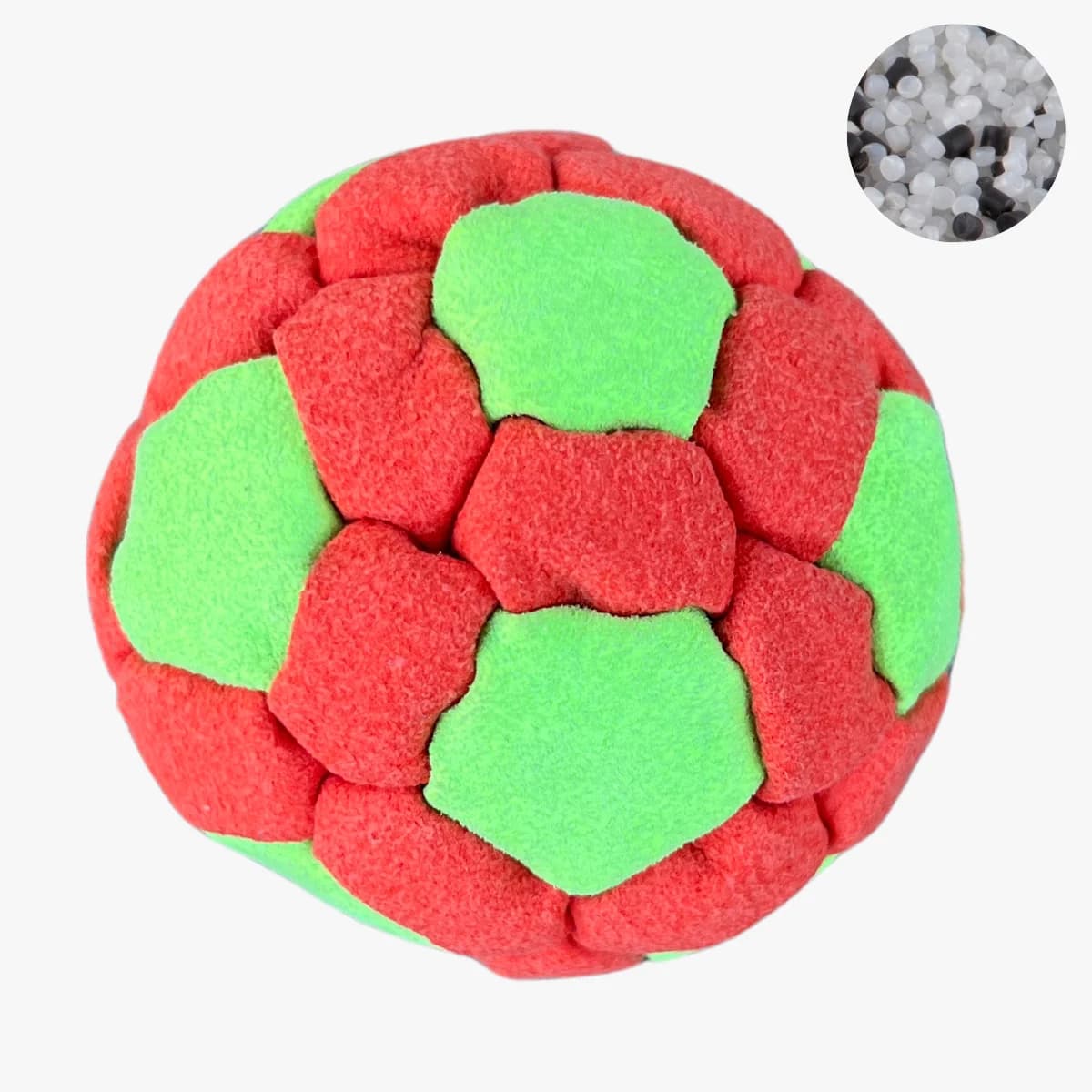 Footbag 42 panneaux à granulés plastiques – Crazy Sack