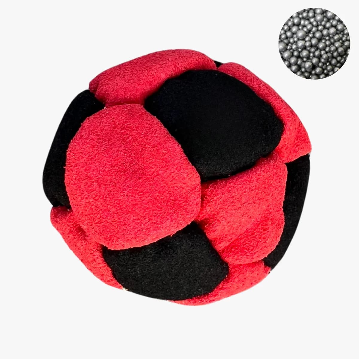 Footbag 14 panneaux à billes métalliques – Crazy Sack