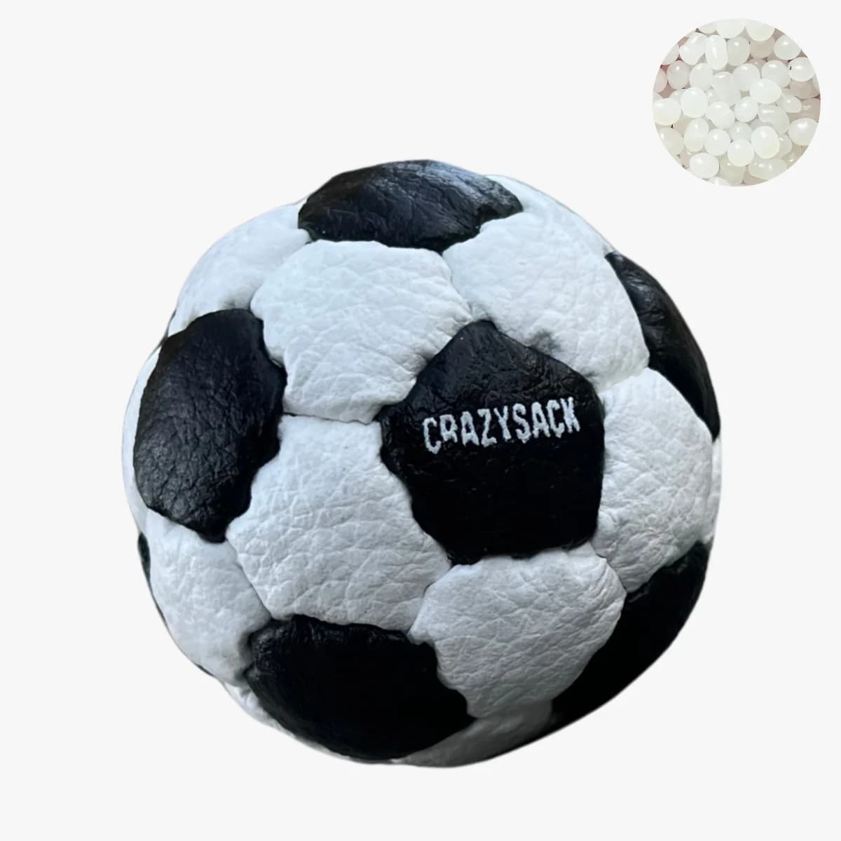 32-Panel Netbag (Footbag) – for Footbag Net, Training & Freestyle (Black-white)
