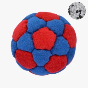 footbag-hacky-sack-32-panels-darkblue-red plastic pellets