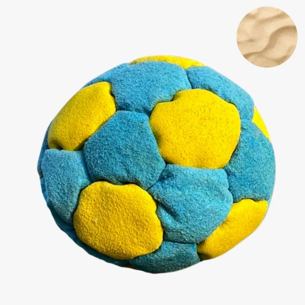 32 Panels Footbag mit Sandfüllung – Crazy Sack Kickball & Jonglierball 01
