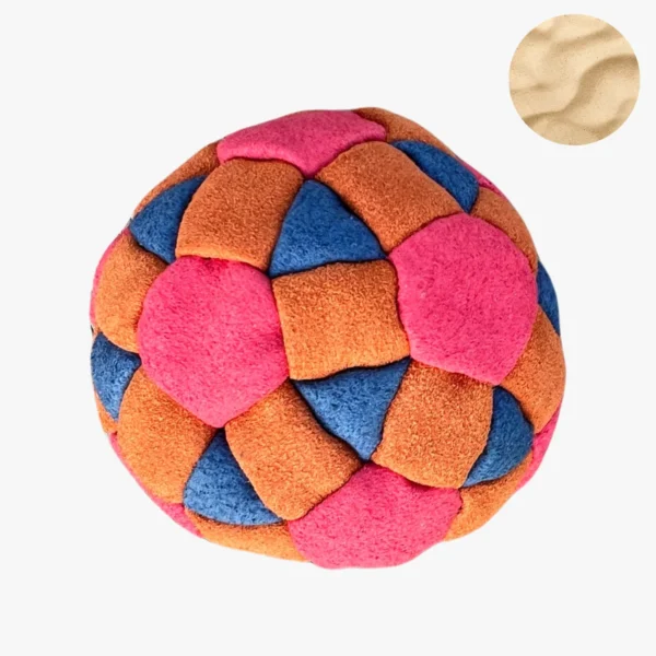 62 Panels Footbag mit Sandfüllung – Crazy Sack 01