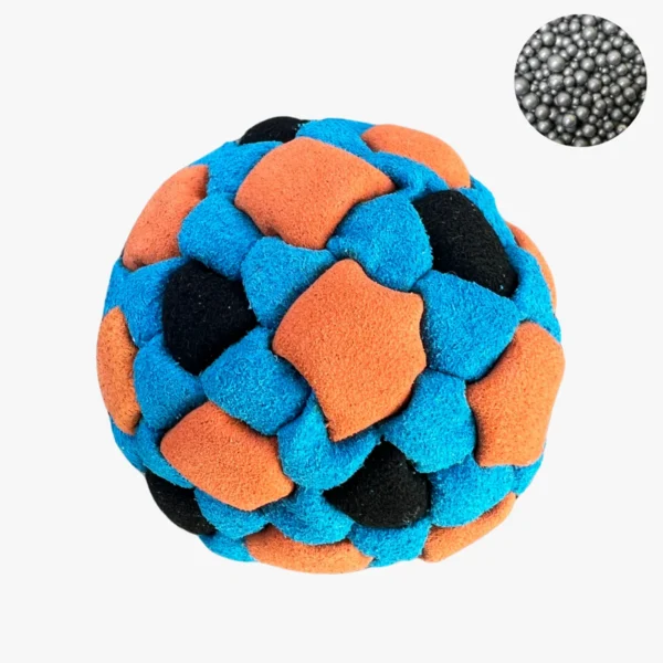 92 Panels Footbag mit Metallkugelfüllung – Crazy Sack 01