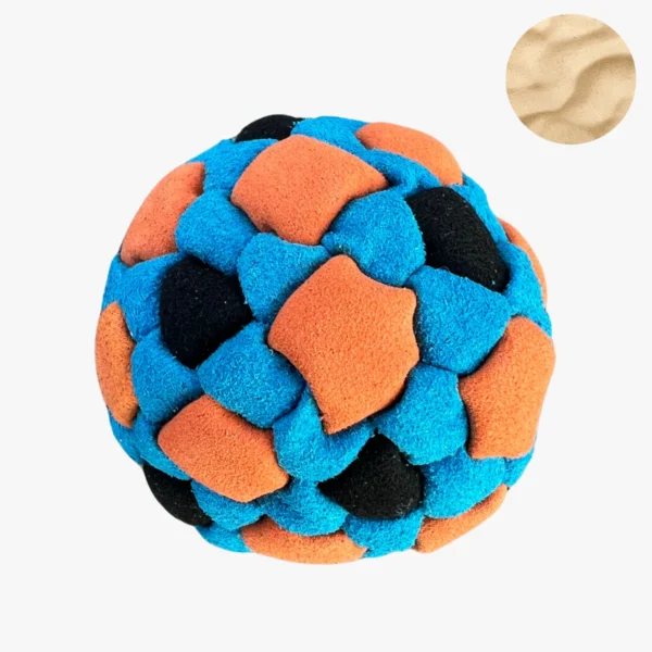 92 Panels Footbag mit Sandfüllung – Präzision & Flexibilität im Crazy Sack Stoffball 01